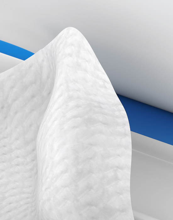 Sanitizing wipes (close up)